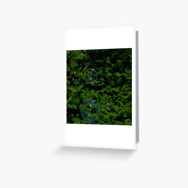 Bubbles Greeting Card