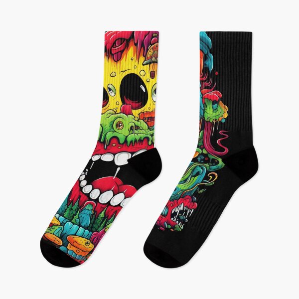 Item preview, Smile Bad Trip, Creature Designs, Acid Smile, Psychedelic Fashion, Acid Puppet, Trippy Styles, Funny Monster designed and sold by psytrancedesign.