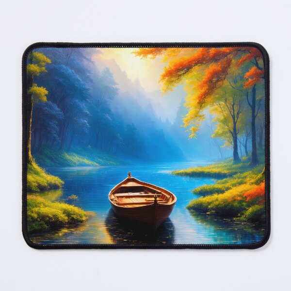 Item preview, Abandoned Boat on Mountain Stream 8 designed and sold by Yontartov.