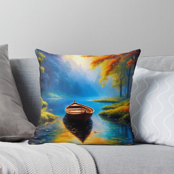 Item preview, Abandoned Boat on Mountain Stream 8 designed and sold by Yontartov.
