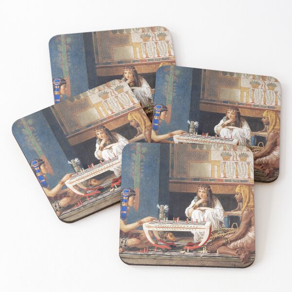 Item preview, Egyptian Chess Players, by Laurence Alma Tadema. HIGH DEFINITION designed and sold by MINDTHECHERRY.