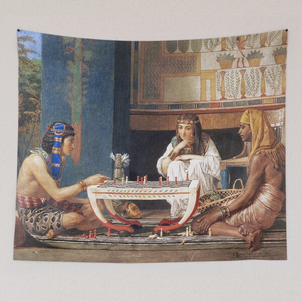 Item preview, Egyptian Chess Players, by Laurence Alma Tadema. HIGH DEFINITION designed and sold by MINDTHECHERRY.