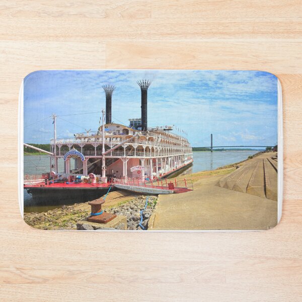 Item preview, The American Queen Steamboat In Cape Girardeau designed and sold by LisaWootenPhoto.