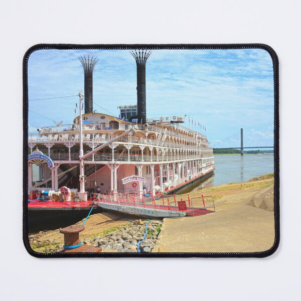 Item preview, The American Queen Steamboat In Cape Girardeau designed and sold by LisaWootenPhoto.