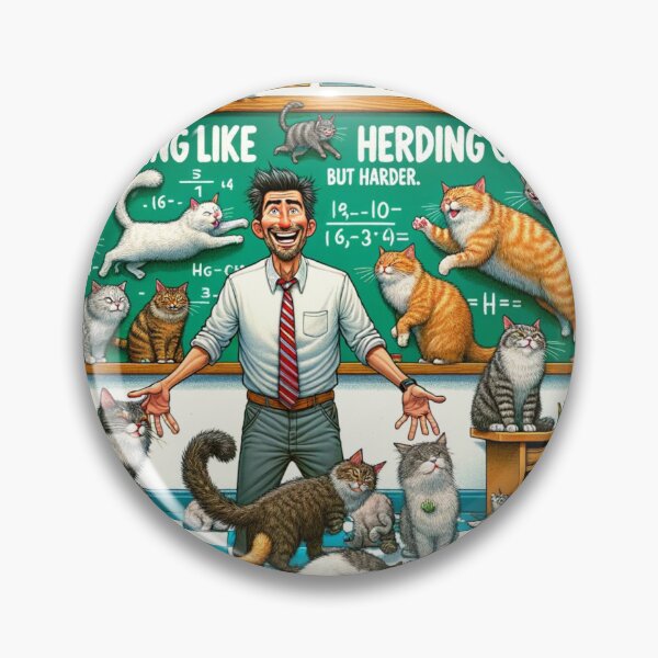 Item preview, Teaching is like herding cats but harder, funny gift for teachers designed and sold by Suhy.