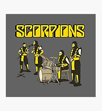 SCORPIONS - MORTAL KOMBAT ROCK BAND Photographic Print
