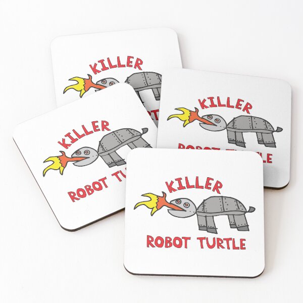 Item preview, Killer Robot Turtle designed and sold by littletinyspark.