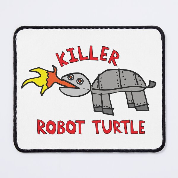 Item preview, Killer Robot Turtle designed and sold by littletinyspark.