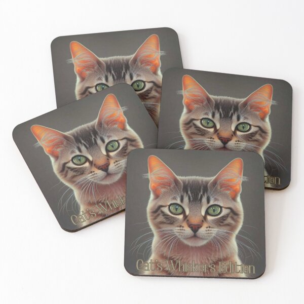 Item preview, Cat's Whiskers Edition, Purrfectly Adorable, Feline Elegance Tee, Gift designed and sold by Terry-Salsa.