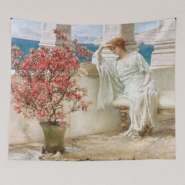 Item preview, Her eyes are with her thoughts and they are far away, by Laurence Alma Tadema. HIGH DEFINITION designed and sold by MINDTHECHERRY.