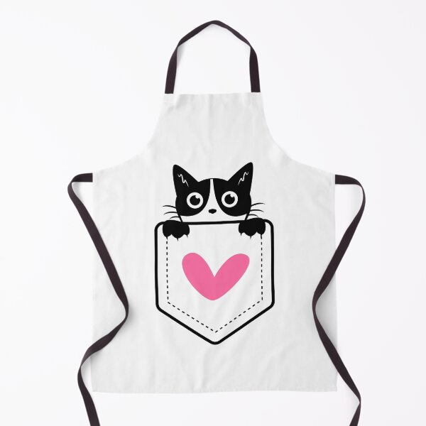 Item preview, Tender Company - Cat in a Pocket with Heart designed and sold by Crea-Designer.
