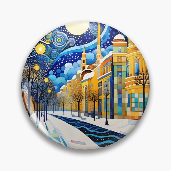 Item preview, Fabulous winter city. designed and sold by Ekalininart.