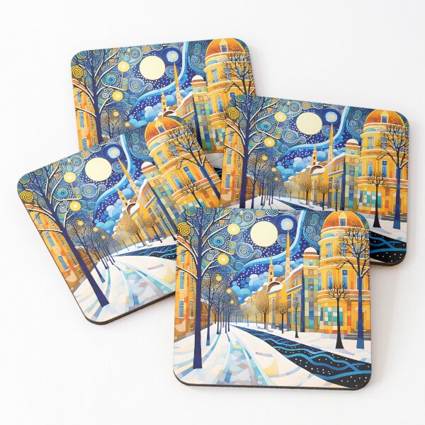 Item preview, Fabulous winter city. designed and sold by Ekalininart.