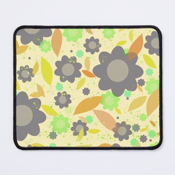 Item preview, Purple Yellow small flower | Seamless colorful floral motif |  flower and leaves pattern designed and sold by DrStickerManiac.
