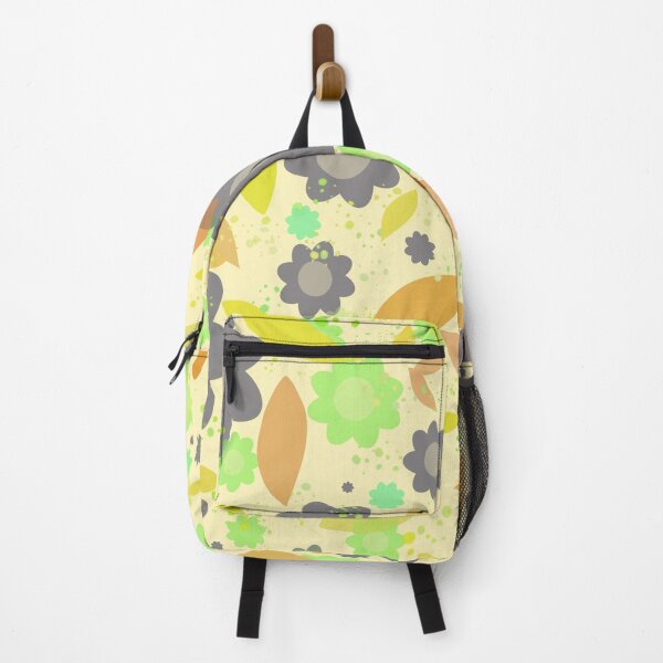 Item preview, Purple Yellow small flower | Seamless colorful floral motif |  flower and leaves pattern designed and sold by DrStickerManiac.