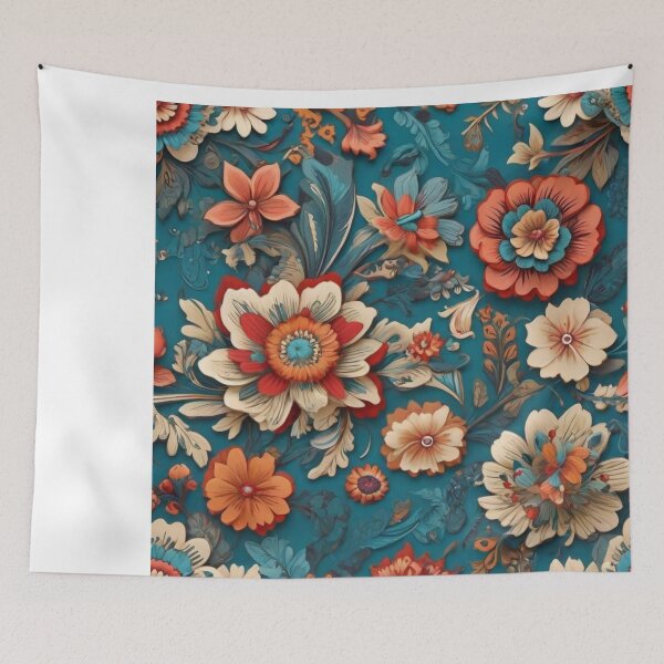 Item preview, Boho Floral Decorative Pattern 2024 designed and sold by Mobile Cases Store.