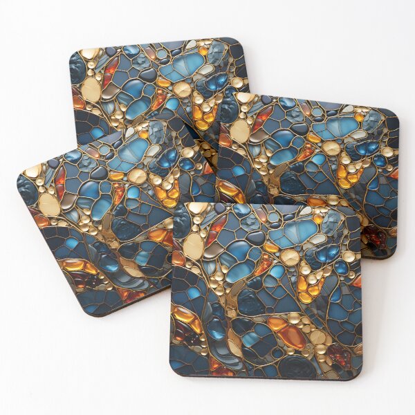 Item preview, "Golden Veins Mosaic" designed and sold by APARTAI EU.