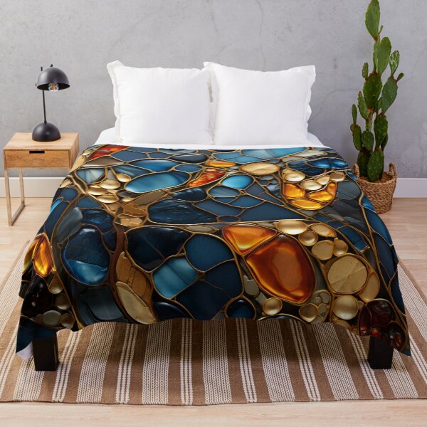 Item preview, "Golden Veins Mosaic" designed and sold by APARTAI EU.