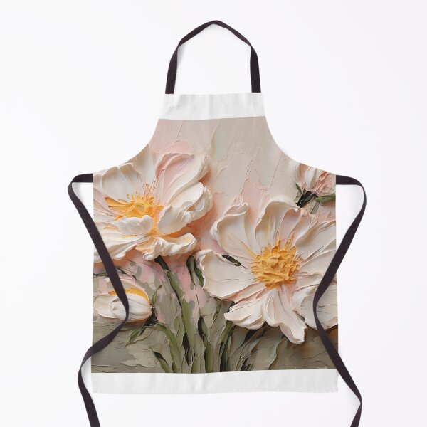 Artikelvorschau, Florale Impasto-Kunst entworfen und verkauft von ChicArtThreads.