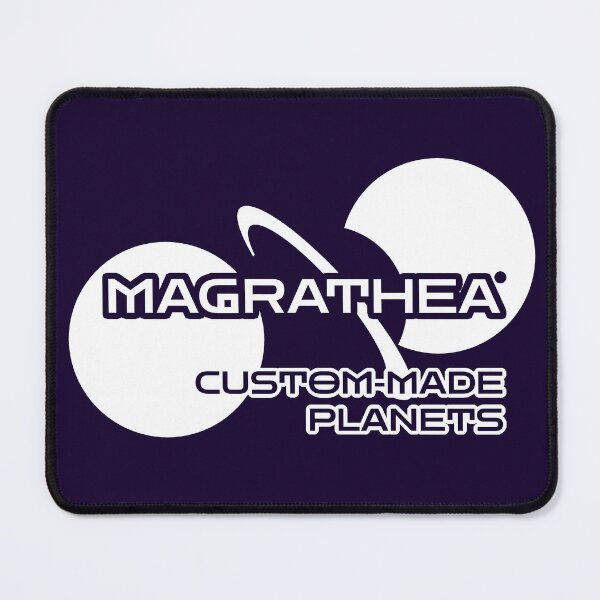 Item preview, Magrathea logo white designed and sold by HappyAxolotl.