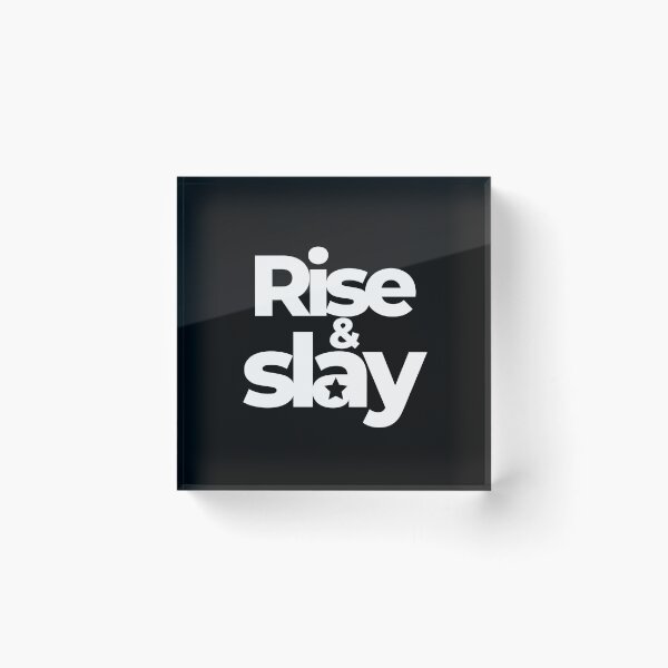Item preview, Rise and Slay | Motivational | Inspirational quotes designed and sold by PurpleWay.