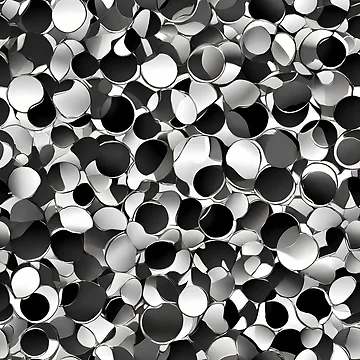 Artwork thumbnail, Metallic Pattern: Silver Pattern by CreativeSparkzz