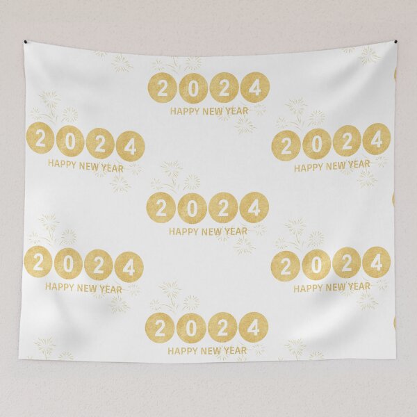 Item preview, Welcome 2024 happy new year designed and sold by CreativaNook.