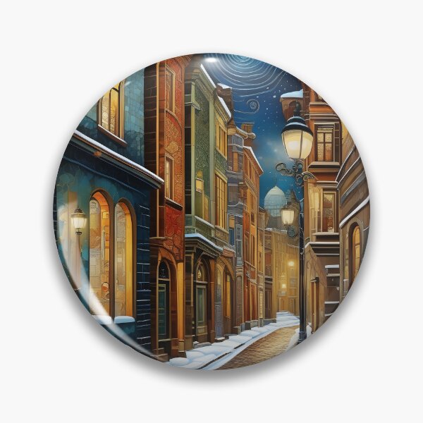 Item preview, Fabulous winter city designed and sold by Ekalininart.