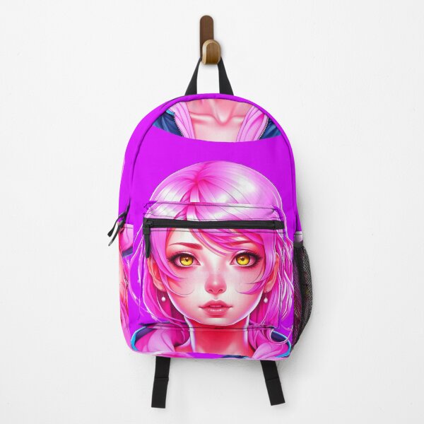Item preview, Cute anime girl character with pink hair designed and sold by Trendsecne.