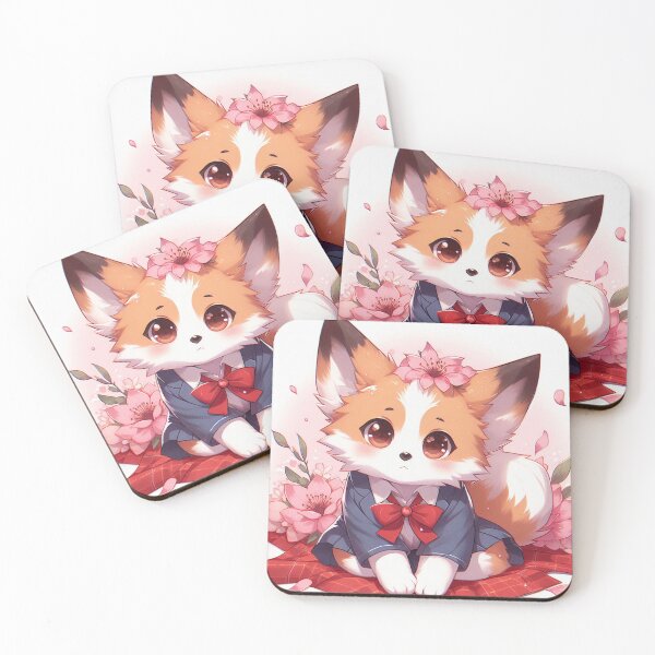 Item preview, Cute puppy sitting in flowers designed and sold by CuteCritterArt.
