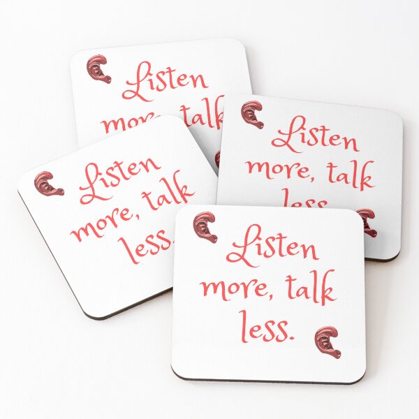 Item preview, Listen more, talk less. designed and sold by josiasalves65.