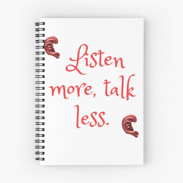 Item preview, Listen more, talk less. designed and sold by josiasalves65.