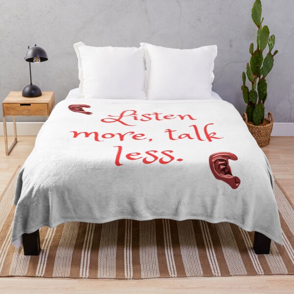 Item preview, Listen more, talk less. designed and sold by josiasalves65.