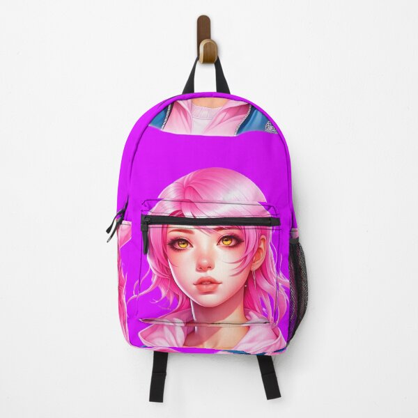 Item preview, Cute anime girl character with pink hair designed and sold by Trendsecne.