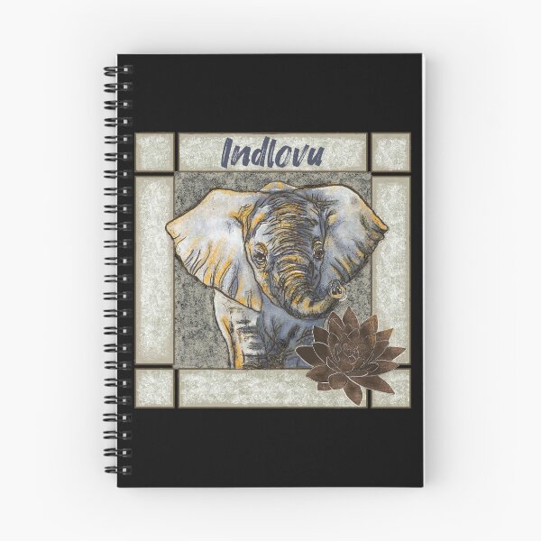Item preview, Baby elephant, Indlovu, rock rose, African wild animal designed and sold by DebbieJoyArt.