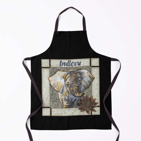 Item preview, Baby elephant, Indlovu, rock rose, African wild animal designed and sold by DebbieJoyArt.