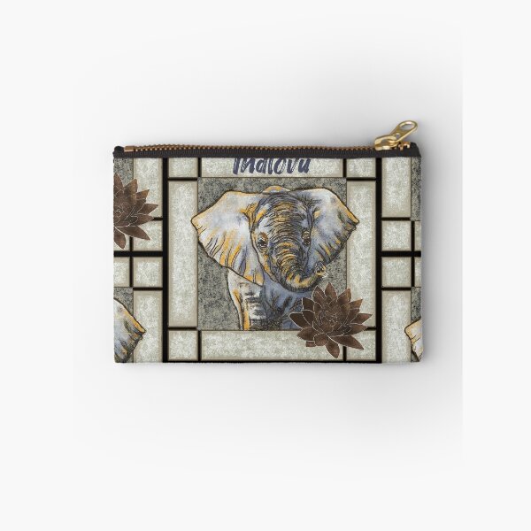 Item preview, Baby elephant, Indlovu, rock rose, African wild animal designed and sold by DebbieJoyArt.