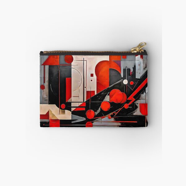 Item preview, Red & Black Abstract Art designed and sold by Zenvo.