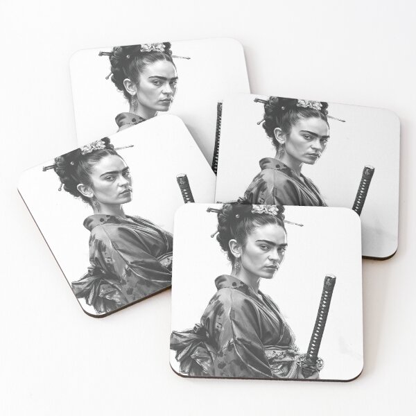 Item preview, Frida Kahlo Samurai Style  designed and sold by AIbrushedHamlet.