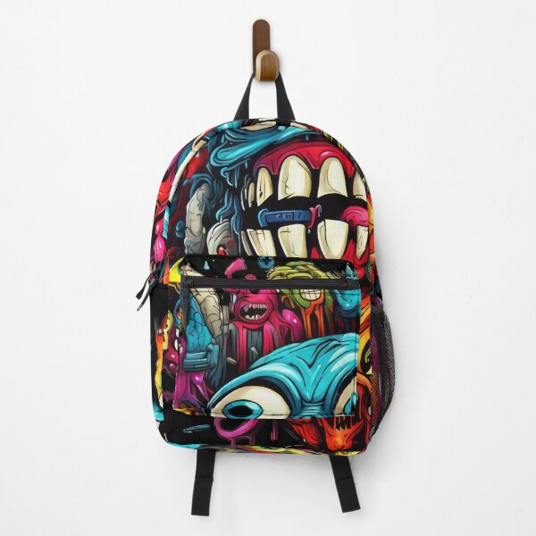 Artikelvorschau, Smile Bad Trip, Creature Designs, Acid Smile, Psychedelic Fashion, Acid Puppet, Trippy Styles, Funny Monster entworfen und verkauft von psytrancedesign.