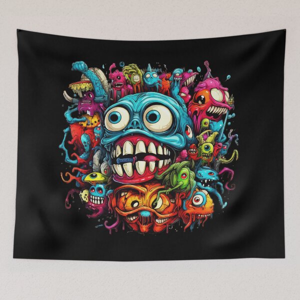 Item preview, Smile Bad Trip, Creature Designs, Acid Smile, Psychedelic Fashion, Acid Puppet, Trippy Styles, Funny Monster designed and sold by psytrancedesign.