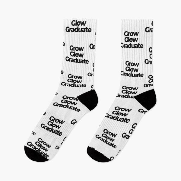 Item preview, Grow, Glow, Graduate | Motivational quotes | Inspirational designed and sold by PurpleWay.