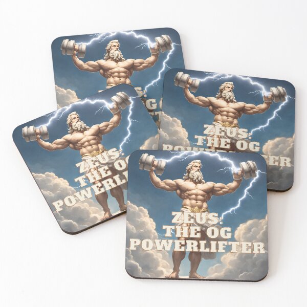 Item preview, Zeus the OG powerlifter designed and sold by PoseidonsProv.