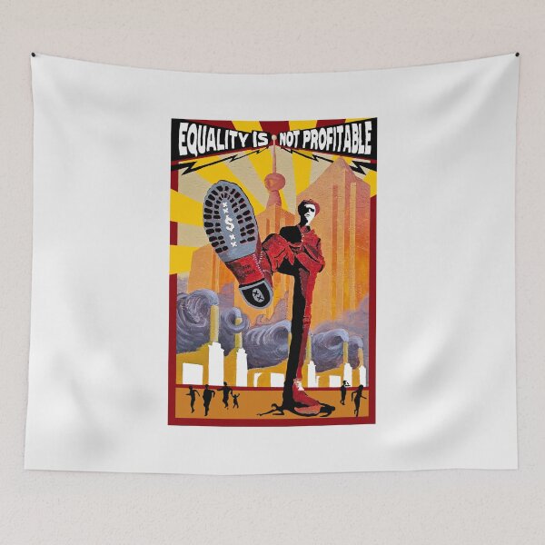 Item preview, Money Man; Equality is not Profitable; designed and sold by StickerApe.