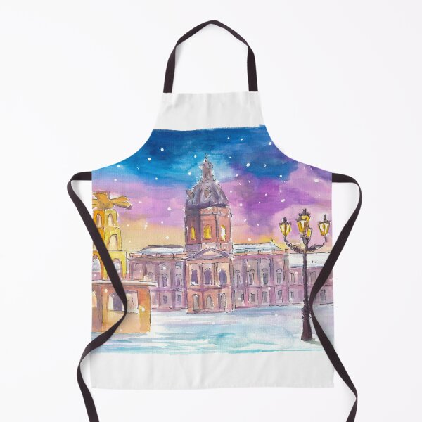 Item preview, Berlin Charlottenburg Castle Winter Pyramid at Night designed and sold by artshop77.