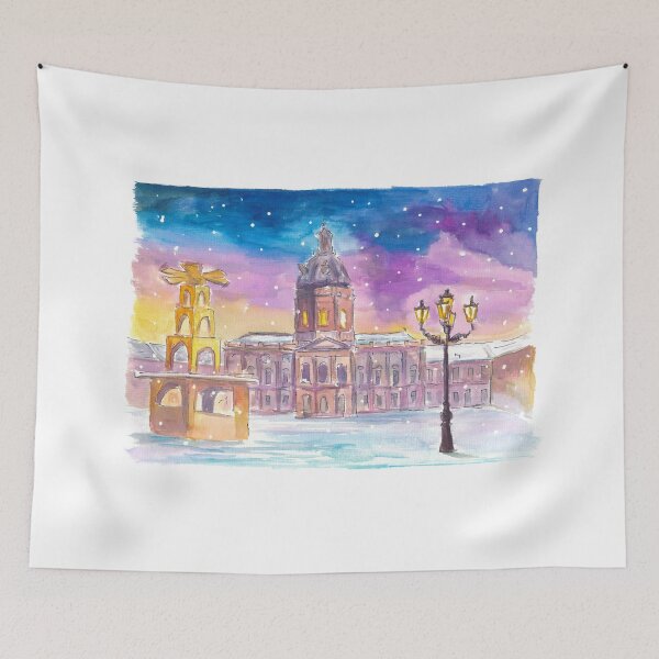 Item preview, Berlin Charlottenburg Castle Winter Pyramid at Night designed and sold by artshop77.