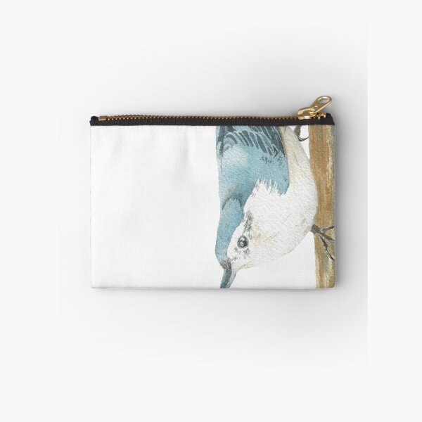 Item preview, white-breasted nuthatch bird portrait designed and sold by L'Atelier Oranjade.