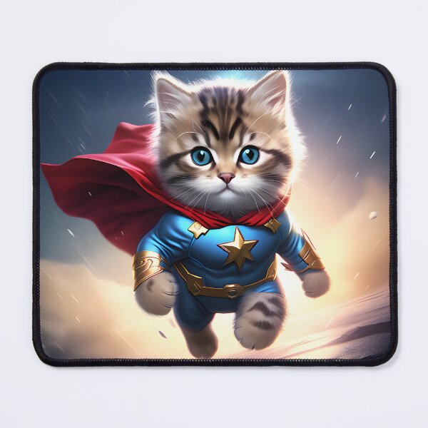 Item preview, Superhero kitty designed and sold by Sopilka.