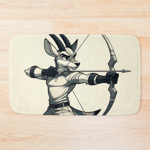 Item preview, Gazelle Shooting a Bow and Arrow designed and sold by Zestpond.