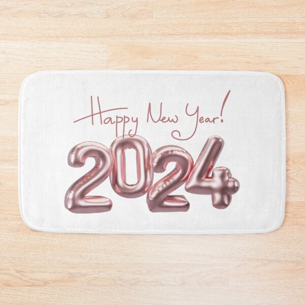 Item preview, Happy new year 2024 shiny balloon designed and sold by CreativaNook.
